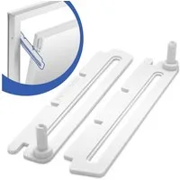 Adapter Universe Kellerfenster Kippschere Ersatzteil Weiß Kellerfenster passend für ACO Kippfenster