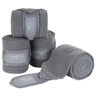 Equinate Fleecebandagen Harmony grau WB (Warmblut)
