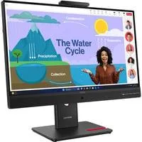 ThinkVision T24D-4v, LED-Monitor 61 cm (23.8 Zoll), schwarz, FullHD, IPS, Webcam, Mikrofon, 120Hz Panel