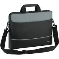 Intellect Topload Case, Notebooktasche schwarz/silber, 15,6"