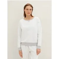 TOM TAILOR Pyjamaoberteil Bodywear (im Einserpack) Loungewear Sweatshirt in Melange Optik
