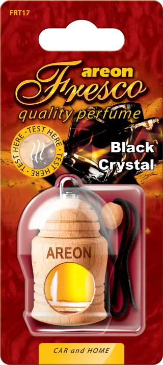 3x Original Areon FRESCO Parfüm Duftdose Duftbaum Lufterfrischer Black Crystal