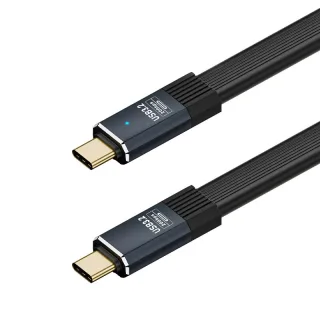 USB3.2 20Gbps Type-C to Type-C Cable 5A 100W Fast Charging Data Transmission 8K@60Hz Video Data Cord Line 0.5M/0.8M Long