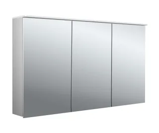 emco Lichtspiegelschrank pure 2 Design, Aufputz, mit Waschtischbeleuchtung, 3 Türen, 1300 mm, 979705 979705409