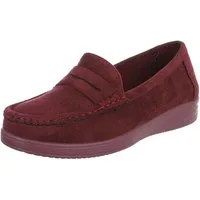 Ital-Design Elegante Loafer für Damen aus hochwertigem Material Slipper (91117391) ultraleichte und komfortable Sohle