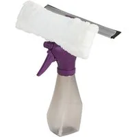 BURI Fensterreiniger Fensterwischer 3in1 Fensterputzer Scheibenreiniger Sprühflasche Mirkro