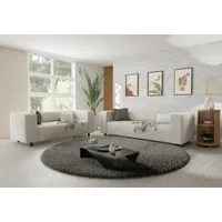 S-Style Möbel Polstergarnitur 3+2 Gustav aus Cord-Stoff mit bequemem Sitz, (1x 3-Sitzer-Sofa, 1x 2-Sitzer-Sofa)