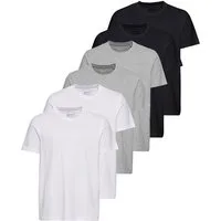 Man's World Rundhalsshirt (Packung, 6-tlg., 6-er Pack) Kurzarm, unifarben, Rundhals, aus Baumwolle
