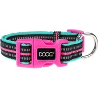 DOOG Hunde-Halsband Neon Halsband Rin Tin Tin grün/pink