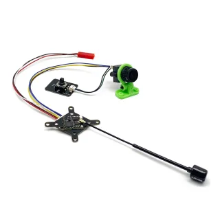 EWRF 500mW 5.8GHz FPV VTX & 1200TVL Camera Combo - 7-12V Wide Voltage, TBS Analog Compatible, 135° FOV w/IPEX1