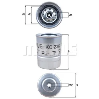 Mahle Kraftstofffilter Nissan KC236