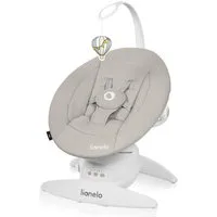 lionelo Babywippe IRIS, 360 Grad/ ab Geburt/12 Wiegenlieder/leicht und leise