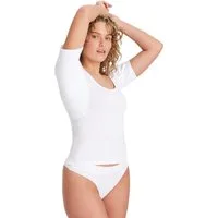 FINN Design Unterhemd Anti-Schweiß Shirt Damen mit integrierten Achselpads Garantierter Schutz vor Schweißflecken und Schweißgeruch