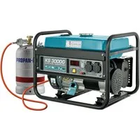 Könner & Söhnen Stromerzeuger KS 3000G, 3,00 in kW, (Hybrid-Generator (LPG/Benzin) mit AVR-Technologie, 1-tlg., 3.0 kW Dual-Fuel Notstromversorgung für lange Betriebszeit), AVR, 15L Tank, K&S Motor, 100% Kupferwicklung, LPG-fähig