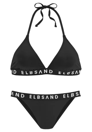 LASCANA - Elbsand LM Triangel-Bikini black - Gr. - 36C
