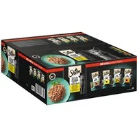 Sheba SHEBA® Portionsbeutel Delikatesse in Gelee Geflügel Variation 80 x 85g, Nassfutter für: Katze