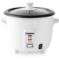 MELISSA Reiskocher 16280022, 300 W, Antihaftbeschichtung, Dampfgareinsatz, Warmhaltefunktion