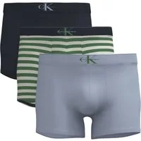 Calvin Klein Underwear Trunk Trunk 3PK (Packung, 3er-Pack) Körpernahe Passform mit elastischem Bund