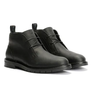 Tower London Armour Chukka Schnür-Lederstiefel für Herren in Schwarz