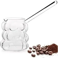 Jungengel Espressokocher, hitzebeständiges Borosilikatglas, 400 ml Fassungsvermögen