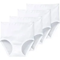Schiesser Slip Original Classics Taillenslips mit Durchzugsgummi, Feinripp im 4er SPARPACK