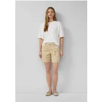 s.Oliver Shorts Hose Shorts mit geflochtenem Gürtel und Garment Dye