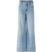 Oui Schlagjeans Kontraststitching