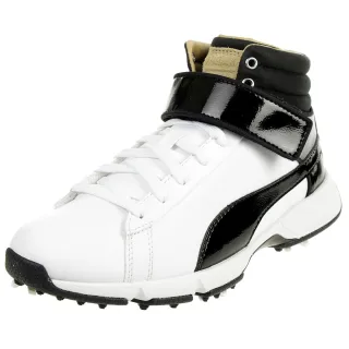 Puma Titantour Ignite HI-TOP SE JR Kinder Junior Golfschuhe Golf Leder 190179 01...