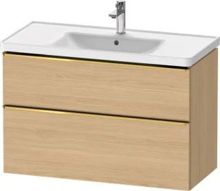 Duravit D-Neo Waschtischunterbau wandhängend Natur Eiche Matt 984x452x625 mm - DE4356034300000 DE4356034300000
