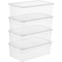 ROTHO Aufbewahrungsbox Rotho Aufbewahrungsbox CLEAR mit Deckel 5 L