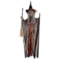 Horror-Shop Dekoobjekt Klassische Märchenhexe als Halloween Hängefigur 70