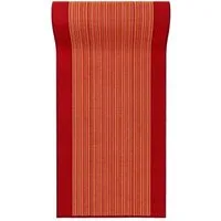 Mazovia Läufer Läufer Teppichläufer Brücke - Vorzimmer Küche - Terracotta Rost, 67 x 100 cm, Kurzflor, Rutschfest, Meterware, Verschiedene Größen