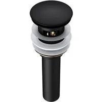 doporro Waschbeckenstöpsel Design Überlauf-Ablaufgarnitur Push-Open Pop-Up-Ventil Abfluss pu04, Ø 6.8 cm (Hardware-fitting)