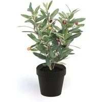 Künstliche Zimmerpflanze Topfpflanze Olive, Emerald, Höhe 35 cm, Farbe: Grün