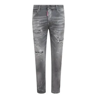 Dsquared2 - Hellgraue Skaterjeans