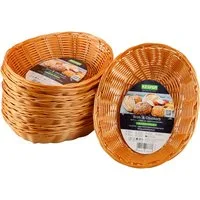 KESPER® Brotkorb Obstkorb oval, Kunststoff, (Set, 10-tlg), Spülmaschinengeeignet