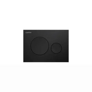 LAUFEN Ineo Betätigungsplatte Moon m. ZweimengenBetätigungsplatte Titanium schwarz matt, H9001141630 H9001141630001