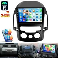 ESSGOO 9'' DAB+ Für Hyundai i30 MK1 FD 2006-11 Android 15 Carplay GPS Navi BT Autoradio (RDS, 2+64GB(optional), FM, AM, DAB+ (optional), Wireless Apple Carplay & Android Auto,2 DIN,WiFi)