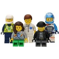 LEGO® 5 gemischte LEGO Figuren Spielbausteine