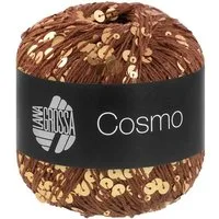 LANA GROSSA COSMO Häkelwolle, 260 m (Beilaufgarn aus Baumwolle mit großen und kleinen Pailletten), 100 g