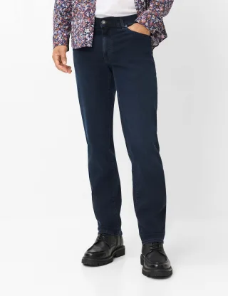 Brax Herren Five-Pocket-Hose Style CADIZ BLUE BLACK USED, denim dunkelblau, Gr. 35/30