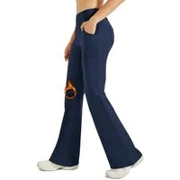 G4Free Schlaghose Damen Thermo Bootcut Yogahose Leggings Winter Gefüttert Fleece Hose Anzughose Warme Stretch mit 4 Taschen