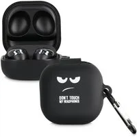 kwmobile Kopfhörer-Schutzhülle Design Schutzhülle für Samsung Galaxy Buds 2 Pro / Buds 2 / Buds Live, TPU Silikon Case für Kopfhörer Ladecase stoßfestes Cover mit Karabiner