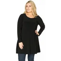 YOEK Langarmshirt Damen Langarmshirt Große Größen