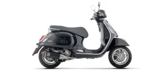 Sport Auspuff Komplettanlage Arrow URBAN BLACK Carbonkappe Vespa GTS 310 HPE Bj.2025-2026 EURO5+/ABE