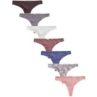 Next String Tanga-Slips mit hohem Baumwollanteil, 7er-Pack (7-St)