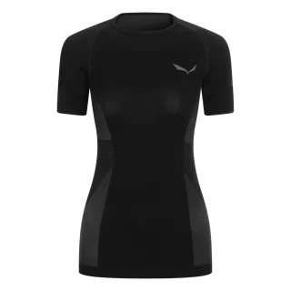 SALEWA - Badia T-Shirt Damen - Schwarz (Gr.M)