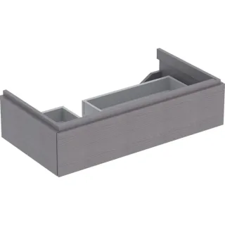 Geberit Xeno2 Unterschrank f. Waschtisch m. Ablagefläche rechts m .1 Schublade, 88x22x46,2cm, scultu 500513431