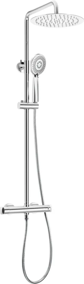 Neuesbad Duschsystem mit Thermostat Brausearmatur, Oberfläche: chrom NB1DENAC_04OT1