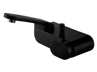 Neuesbad Futura black Wannenbatterie, Farbe: schwarz matt